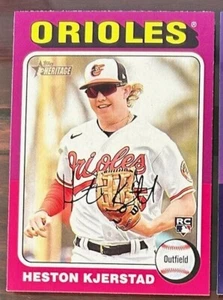 2024 Topps Heritage Baseball Cards (#301-500): U PICK! 35 Cent Ship! - Picture 1 of 1