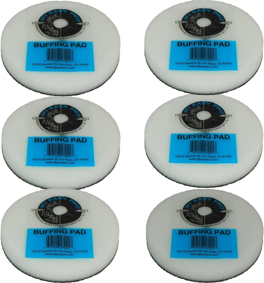 Paquete de 6 almohadillas de pulido originales JFJ Easy Pro Foto 1 de 4