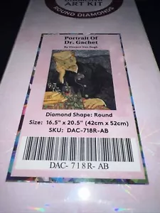 Nuevo Diamond Art Club Hágalo usted mismo Kit ""Retrato del Dr. Gachet"" Van Gogh 16 X 20 - Imagen 1 de 3