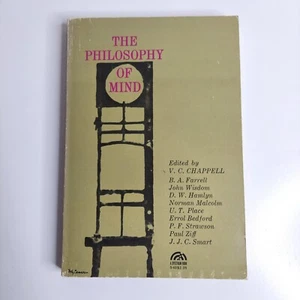 V. C. Chappell THE PHILOSOPHY OF MIND 1st Edition 1st Printing Paperback - Picture 1 of 10