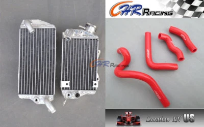 L&R Aluminum Radiator & Hose For Kawasaki KLX650 KLX 650 1993-1996 1994 1995 96 Foto 1 de 4