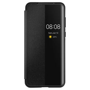 Clear View Hülle für Huawei P60 Pro Displayfenster + Standby-Modus Schwarz - Bild 1 von 6