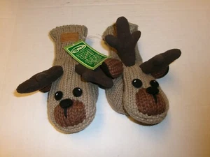 New w/ Flaw Kyber Wool Mittens Moose Kids - Picture 1 of 3