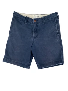 Abercrombie Teen Boy Size 16 Shorts Blue Dress Style Cut - Imagen 1 de 10