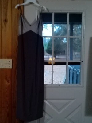 Vestido Calvin Klein Seda Cuello en V Delantero y Espalda Escote en V Gris Plateado 6 Foto 1 de 4