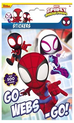 Over 500 Marvel Spidey Spiderman Kids Sticker Book Stickers Fun Activity Gift - Image 1 of 4