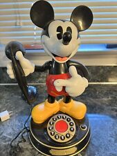 90's Vintage Untested Mickey Mouse Animated Talking Telephone Disney TeleMania