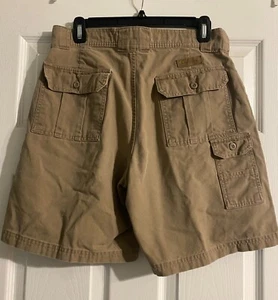 Cabela's Damen-Cargoshorts Hoop & Loop Tasche Reißverschluss Knopf Logo Freizeit Gr. 10 - Bild 1 von 2