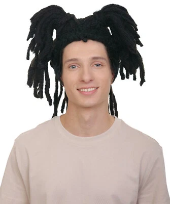 Peluca Dreadlock retro de los 80 para hombre - Pelucas de cosplay de artista de graffiti para eventos de los 80 Foto 1 de 4