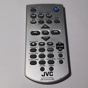 Used JVC RM SUXVJ5 WR Remote Ipad Ipod USB CD Tuner Sound Mode Turbo Menu #287 - Picture 1 of 2