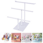 3 -Tier Hair Bracelet Display Stand Acrylic Bride Watch Clear Bands Holder