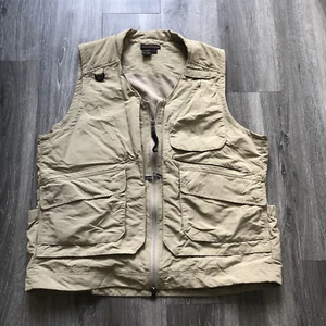 Royal Robbins Vest Mens Large Supplex Nylon Fishing Photography Field Utility - Picture 1 of 10
