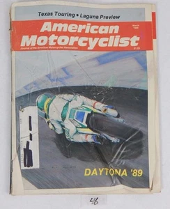 AMERICAN MOTORCYCLIST Magazine March 1985 Daytona 1989 / Texas AMA Cover Issue - Picture 1 of 10