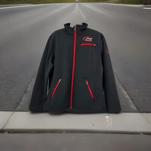 Spyder Men's Transport Soft Shell Jacket Black Sz XXXL jtg Daugherty Racing Logo - Picture 1 of 13