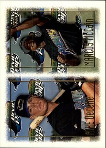 1997 Topps Tampa Bay Devil Rays Baseball Card #472 M.DeCelle/M.McCain RC