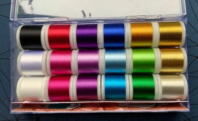 Madeira Starter Set Box - Embroidery Threads - No. 40 - Rayon Metallic Bobbinfil - Image 1 of 4