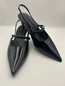 Open Edit Sophia Damen spitz zulaufender Slingback-Pump Größe 7,5 NEU mit Defekt - Bild 1 von 8