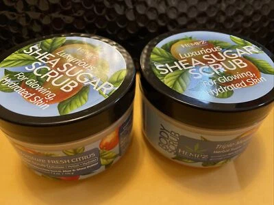 2 - Hempz Triple Moisture Fresh Citrus Shea Sugar Scrub  7.3 oz Each - Image 1 of 4