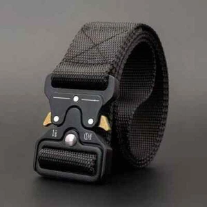 Adjust Quick release Belts for Men\'s Casual Military style Pants Waistband - Picture 1 of 9