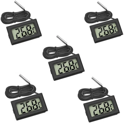 5x Digital LCD Fisch Aquarium Wasser Temperatur Thermometer Sensor Messergerät - Bild 1 von 4