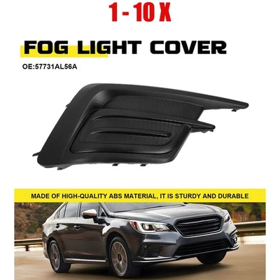 1-10X Cubierta de lámpara con bisel de luz antiniebla delantera derecha negra para Subaru Legacy 2018-2019 Foto 1 de 4