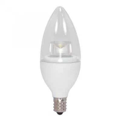 4.5 Watt - B11 LED - 3000K - Candelabra base - 120 Volt - 12-Pack - Image 1 of 4