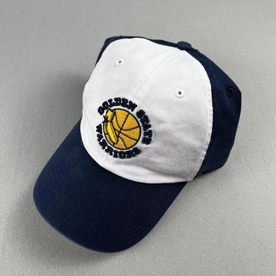 Vintage Golden State Warriors Hat Cap Strapback Blue Twins NBA Basketball y2k - Image 1 of 4