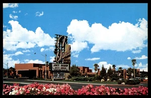 Postcard The Sands Hotel Exterior View with Sign, Las Vegas, Nevada - Picture 1 of 2