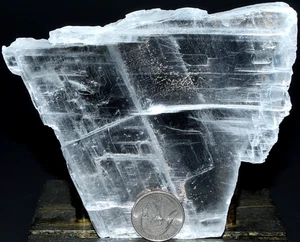 AAA Utah Ice Selenite Slab / 5.00" (127.00 mm) / 10.30 oz (292.00 gr) / 3396 - Imagen 1 de 14