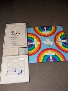 Juego de mesa vintage 1984 Bible Trivia 5400 preguntas n.º 811 juegos Cadaco completo - Imagen 1 de 3