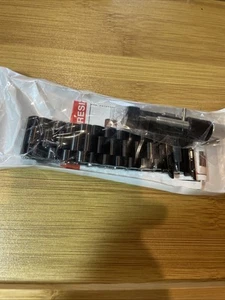 Czarny metal męski X-large inteligentny pasek do zegarka - Zdjęcie 1 z 6