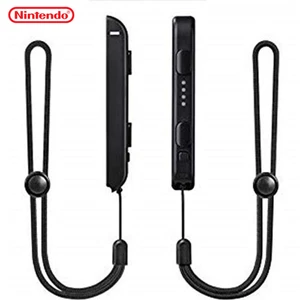 Official Nintendo Switch Wrist Straps Pair of 2 Genuine Joy Con Straps - Black - Picture 1 of 6