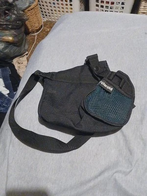 Vintage Polaroid Instant Camera Black Bag w / Strap Mesh 600 - Image 1 of 4