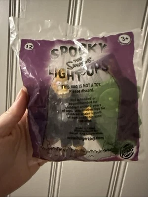 Burger King 2001 The Simpsons Spooky Light-ups #12 Grandpa Sealed Halloween - Image 1 of 2