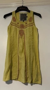 Joe Browns Sacred Spirit Size 8 Tunic Blouse Yellow Colour With Embroidery - Picture 1 of 6