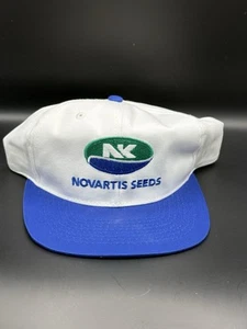 VTG Northrup King Snapback Trucker Baseball Hat Mesh Cap Novartis Seeds New Dead - Picture 1 of 4