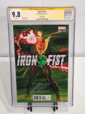 Iron Fist #1 CGC SS 9.8 Alex Ross 1:50 Variant Signature Series (2017) - Image 1 of 2