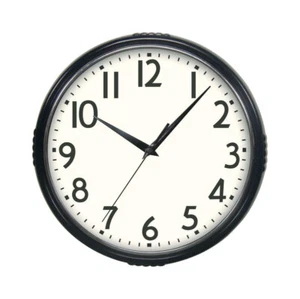 Westclox 9-3/4 in. L x 9 in. W Indoor Modern Analog Wall Clock Glass/Plasti - Picture 1 of 1
