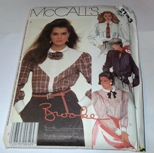 VINTAGE MCCALLS PATTERN 2123 ~ MISSES SHIRTS ~ SIZE 14 *UNCUT - Picture 1 of 1