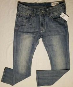 Buffalo  David Bitton Game Boot Cut Men's Designer Blue Jeans 31X34 NWD - Picture 1 of 12