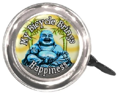 Campana de bicicleta Clean Motion-Swell Bell-Mi bicicleta trae felicidad-Buda Foto 1 de 2