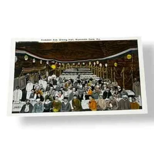 Postkarte Audubon Ave Speisesaal Mammuthöhle Kentucky weißer Rand Karte C450 - Bild 1 von 2