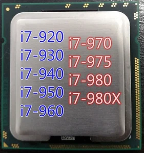 Intel Core i7-920 i7-930 i7-940 i7-950 i7-960 i7-970 i7-975 i7-980 i7-980X CPU - Picture 1 of 1