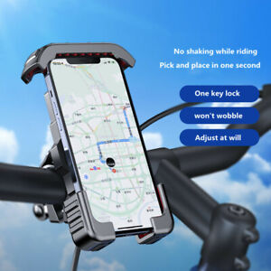 Motorcycle Bicycle Bicycle Mobile Phone Holder Mount Handlebar GPS Universal