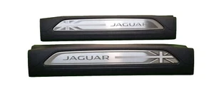 Genuine Jaguar XE 2015+ Union Jack Treadplate Set Of 2 T4N7509 - Picture 1 of 4