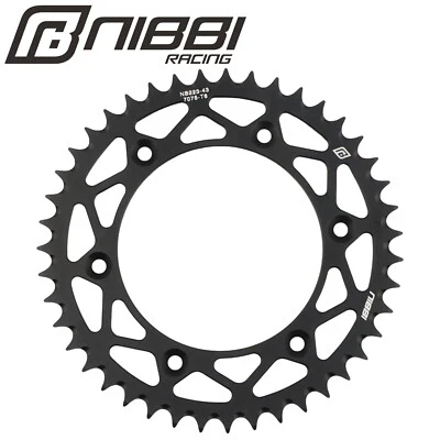 NIBBI 43T 520 Rear Sprocket For KTM 125-625CC SXF EXC XCF XCW SXC SMR MXC LC4 BK - Image 1 of 4