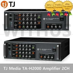 TJ Media TA-H2000 Genuine Amplifier 2Channel Amp 350W Maximum 700W Only 220v - Picture 1 of 1