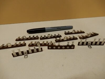 Point to Point Amplifier Wiring Terminals 5 Lug Single Ground Good Size! Qty 10 - Image 1 of 3