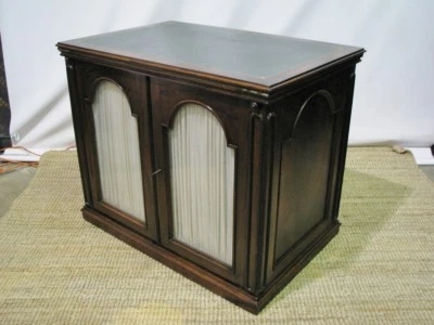 Raro Impresionante Mapa de Palo de Rosa del Siglo XIX/Gabinete Plano con Tapa Ampliable Foto 1 de 4