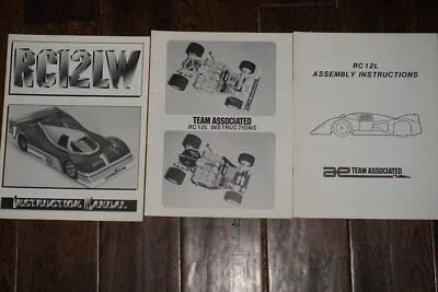 Vintage Team Associated RC12L RC12LW Instruction Manual Catalog  Lot RC - Image 1 of 4